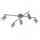 Φωτιστικό Οροφής Trio Lighting της συλλογής MARLEY Νίκελ ματ