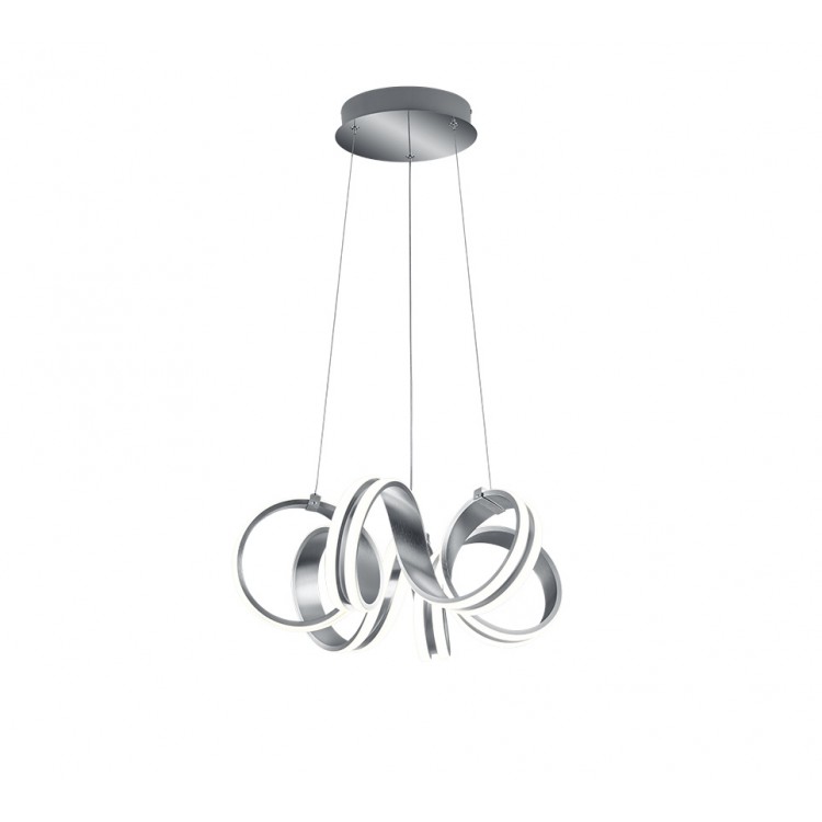 Κρεμαστό Φωτιστικό Trio Lighting της συλλογής CARRERA βουρτσισμένου Αλουμινίου