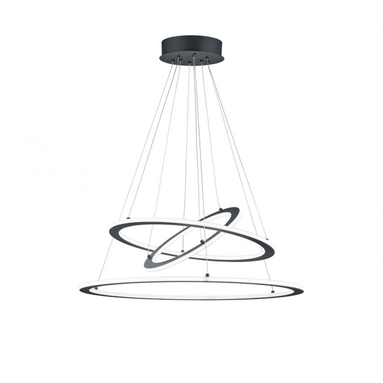 Κρεμαστό Φωτιστικό Trio Lighting της συλλογής DURBAN Ανθρακί
