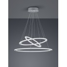 Κρεμαστό Φωτιστικό Trio Lighting της συλλογής DURBAN Νίκελ ματ