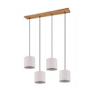 Κρεμαστό Φωτιστικό Trio Lighting της συλλογής ELMAU Νίκελ αντικέ