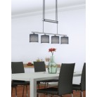Κρεμαστό Φωτιστικό Trio Lighting της συλλογής GARDA Νίκελ ματ