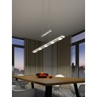Κρεμαστό Φωτιστικό Trio Lighting της συλλογής LACAL Νίκελ ματ