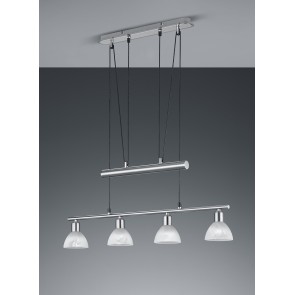 Κρεμαστό Φωτιστικό Trio Lighting της συλλογής LEVISTO Νίκελ ματ