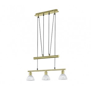 Κρεμαστό Φωτιστικό Trio Lighting της συλλογής LEVISTO Ορείχαλκου ματ