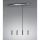 Κρεμαστό Φωτιστικό Trio Lighting της συλλογής MARLEY Νίκελ ματ