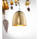 ONTARIO Κρεμαστό Φωτιστικό Trio Lighting 305200179 - γυαλινο με φύλλα χρυσού Ø33cm