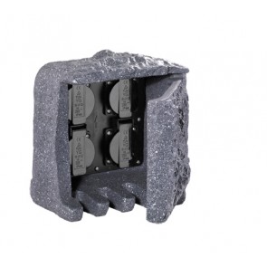 Πρίζα κήπου Trio Lighting της συλλογής GARDEN Γκρι