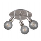 Σποτ Trio Lighting της συλλογής CARL Νίκελ ματ