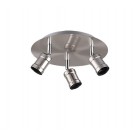 Σποτ Trio Lighting της συλλογής CARL Νίκελ ματ