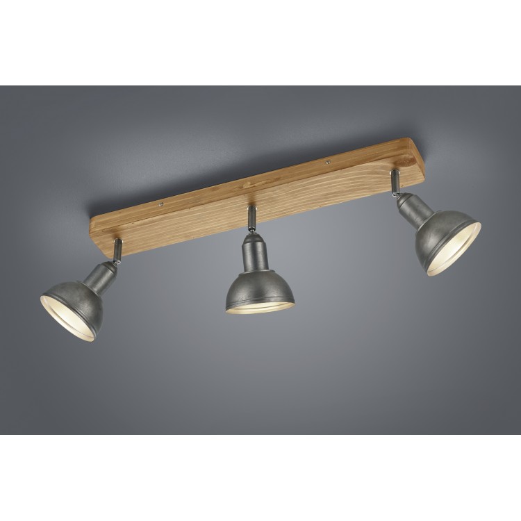 Σποτ Trio Lighting της συλλογής DELHI Νίκελ αντικέ