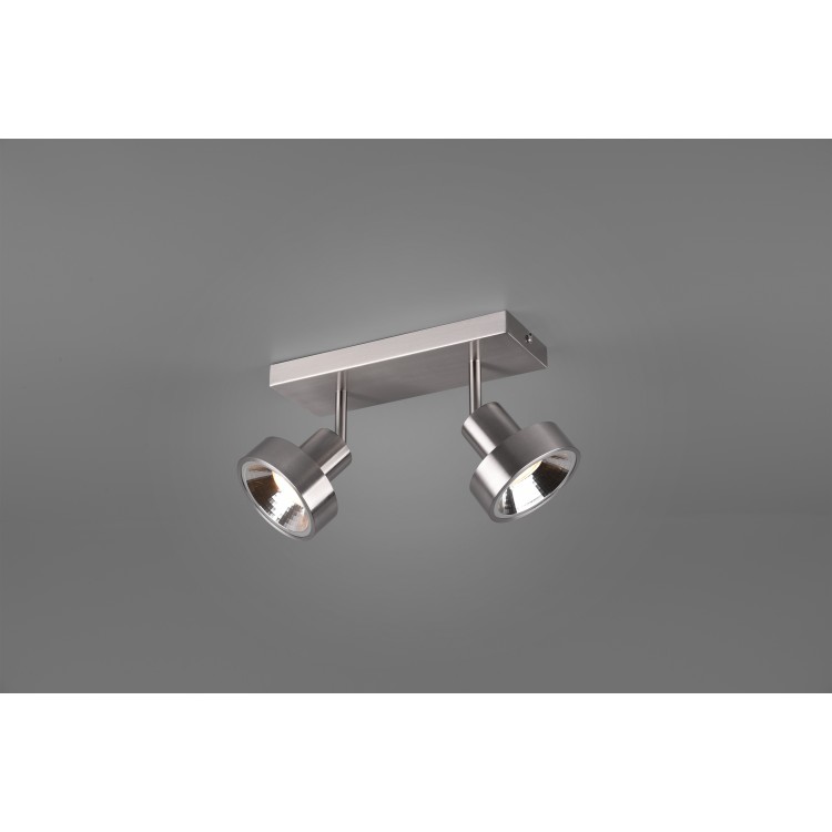 Σποτ Trio Lighting της συλλογής LEON Νίκελ ματ