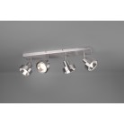 Σποτ Trio Lighting της συλλογής LEON Νίκελ ματ