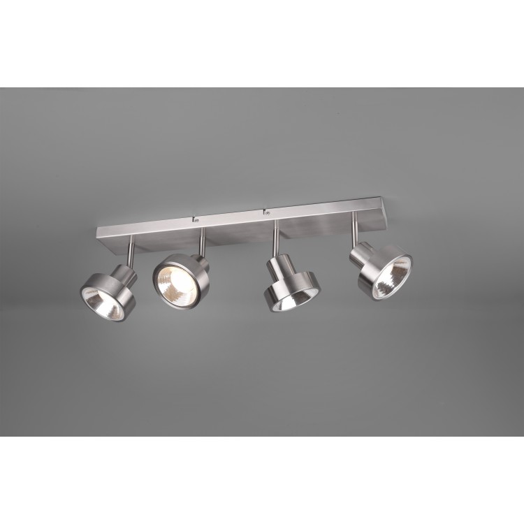 Σποτ Trio Lighting της συλλογής LEON Νίκελ ματ