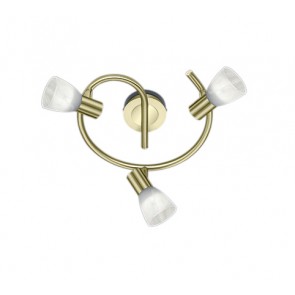 Σποτ Trio Lighting της συλλογής LEVISTO Ορείχαλκου ματ