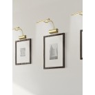 Απλίκα Τοίχου Πίνακα Trio Lighting Curtis Χρυσό Ματ    