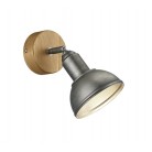 Απλίκα Τοίχου Vintage Trio Lighting Delhi Νίκελ Αντικέ    