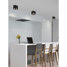 Φωτιστικό Οροφής Trio Lighting Cookie Μαύρο     