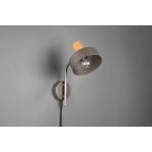 Gaya Απλίκα Τοίχου TRIO LIGHTING 209500167 Γκρι