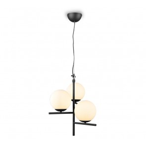 Pure Κρεμαστό Φωτιστικό TRIO LIGHTING 302000332 Μαύρο ματ