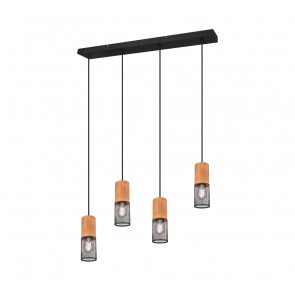 Tosh Κρεμαστό Φωτιστικό TRIO LIGHTING 304300432 Μαύρο ματ