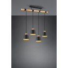 Harris Κρεμαστό Φωτιστικό TRIO LIGHTING 312700432 Μαύρο ματ