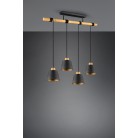 Harris Κρεμαστό Φωτιστικό TRIO LIGHTING 312700432 Μαύρο ματ