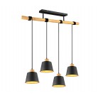 Harris Κρεμαστό Φωτιστικό TRIO LIGHTING 312700432 Μαύρο ματ