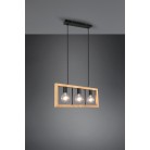 Agra Κρεμαστό Φωτιστικό TRIO LIGHTING 313800332 Μαύρο ματ