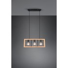 Agra Κρεμαστό Φωτιστικό TRIO LIGHTING 313800332 Μαύρο ματ