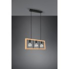 Agra Κρεμαστό Φωτιστικό TRIO LIGHTING 313800332 Μαύρο ματ