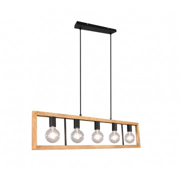 Agra Κρεμαστό Φωτιστικό TRIO LIGHTING 313800532 Μαύρο ματ
