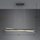 Edge Κρεμαστό Φωτιστικό TRIO LIGHTING 326810132 Μαύρο ματ