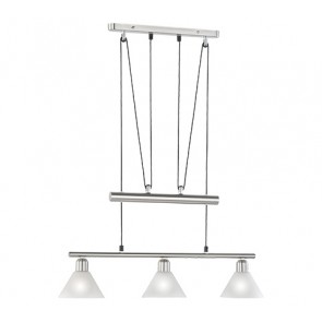 Stamina Κρεμαστό Φωτιστικό TRIO LIGHTING 3751031-07 Ινοξ ματ