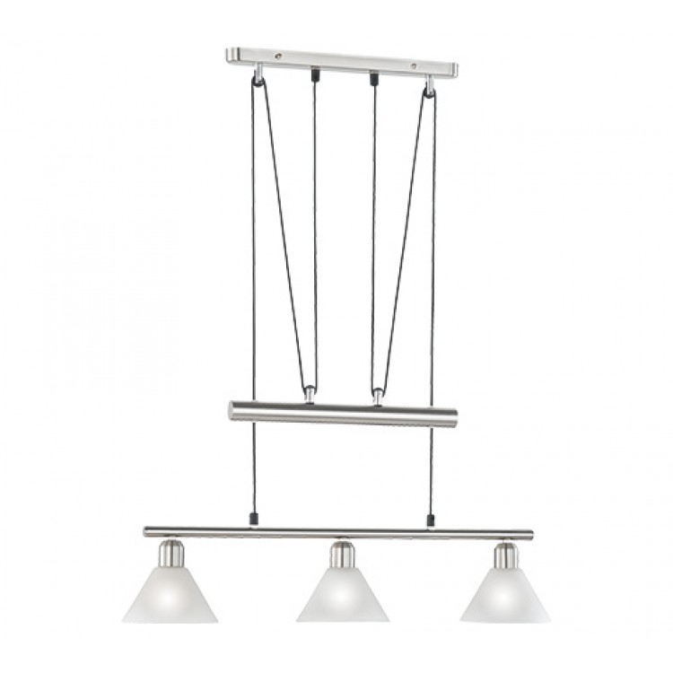 Stamina Κρεμαστό Φωτιστικό TRIO LIGHTING 3751031-07 Ινοξ ματ