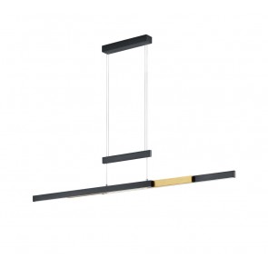 Trajan Κρεμαστό Φωτιστικό TRIO LIGHTING 375310502 Μαύρο ματ