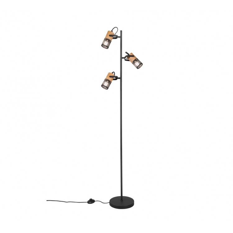 Tosh Φωτιστικά δαπέδου TRIO LIGHTING 404300332 Μαύρο ματ
