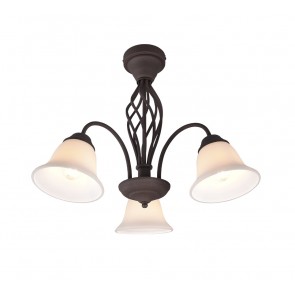 Rustica Φωτιστικό Οροφής TRIO LIGHTING 601000324 Χαλκός