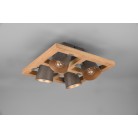 Bell Φωτιστικό Οροφής TRIO LIGHTING 601900467 Γκρι