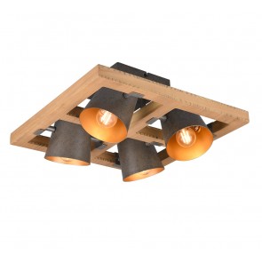 Bell Φωτιστικό Οροφής TRIO LIGHTING 601900467 Γκρι