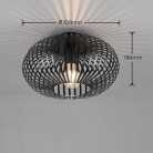 Johann Φωτιστικό Οροφής TRIO LIGHTING 606903032 Μαύρο ματ
