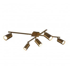 Marley Φωτιστικό Οροφής TRIO LIGHTING 612400504 Χαλκός