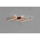 Bellari Φωτιστικό Οροφής TRIO LIGHTING 626410530 Καφέ