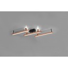 Bellari Φωτιστικό Οροφής TRIO LIGHTING 626410530 Καφέ