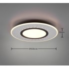Verus Φωτιστικό Οροφής TRIO LIGHTING 626910307 Ινοξ ματ