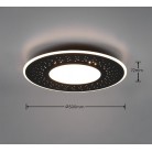 Verus Φωτιστικό Οροφής TRIO LIGHTING 626910332 Μαύρο ματ