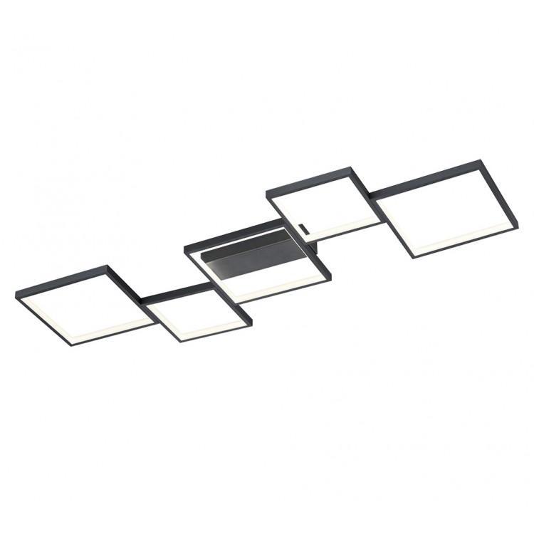 Sorrento Φωτιστικό Οροφής TRIO LIGHTING 627710532 Μαύρο ματ