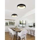 Girona Φωτιστικό Οροφής TRIO LIGHTING 671210132 Μαύρο ματ