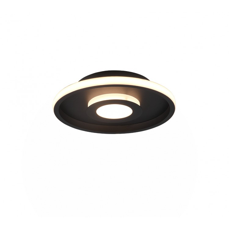 Ascari Φωτιστικό Οροφής TRIO LIGHTING 680810332 Μαύρο ματ