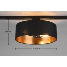 DUOline Φωτιστικό Οροφής TRIO LIGHTING 76820280 Χρυσό